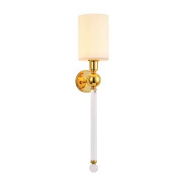 Бра Crystal Lux MIRABELLA AP1 GOLD/WHITE-6