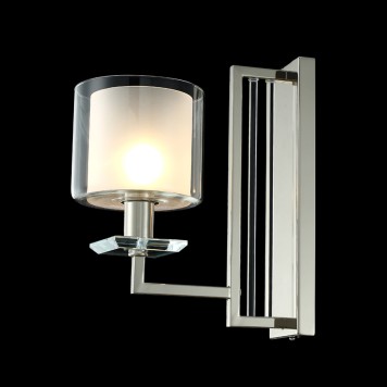 Бра Crystal Lux NICOLAS AP1 NICKEL/WHITE-2