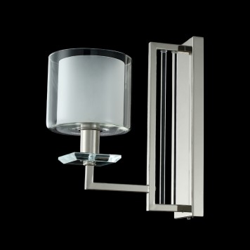 Бра Crystal Lux NICOLAS AP1 NICKEL/WHITE-3