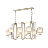 Люстра Crystal Lux NICOLAS SP8 L1000 GOLD/WHITE