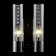 Бра Crystal Lux OTONO AP2 BLACK CHROMIUM/TRANSPARENTE
