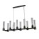Люстра Crystal Lux OTONO SP10 L980 BLACK CHROMIUM/TRANSPARENTE