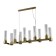 Люстра Crystal Lux OTONO SP10 L980 BRASS/TRANSPARENTE