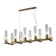 Люстра Crystal Lux OTONO SP10 L980 BRASS/TRANSPARENTE