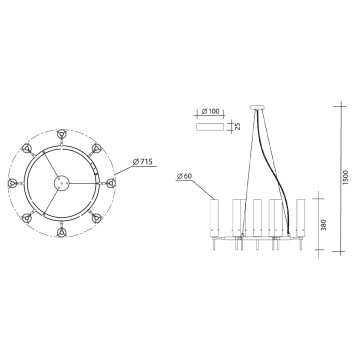 Люстра Crystal Lux PRIMAVERA SP8 CHROME-1