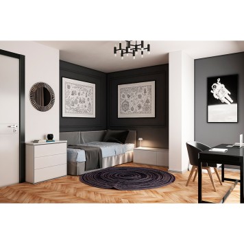 Лампа настольная Crystal Lux SANTA LG1 WHITE-2