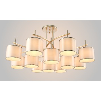 Светильник потолочный Crystal Lux SERGIO PL8+4 GOLD-1