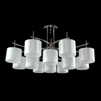 Светильник потолочный Crystal Lux SERGIO PL8+4 NICKEL-1