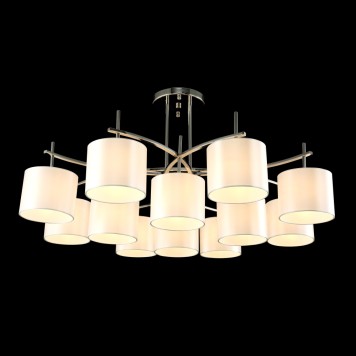 Светильник потолочный Crystal Lux SERGIO PL8+4 NICKEL-2