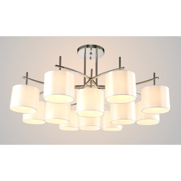 Светильник потолочный Crystal Lux SERGIO PL8+4 NICKEL-3