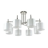 Светильник потолочный Crystal Lux SERGIO PL8 NICKEL