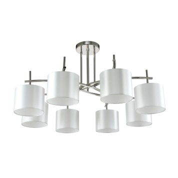 Светильник потолочный Crystal Lux SERGIO PL8 NICKEL