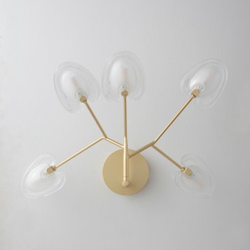 Бра Crystal Lux SOLE AP5 GOLD-2