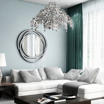 Люстра Crystal Lux TENERIFE SP9 SILVER-5