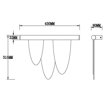 Бра Crystal Lux VALENTIN AP11W LED GOLD-3