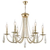 Люстра Crystal Lux VICTORIA SP6 GOLD/AMBER