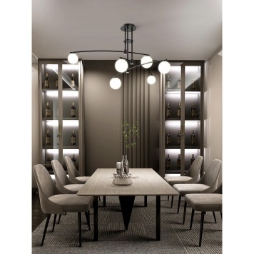 Светильник потолочный Delight Collection 8119P/6 black-1