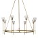 Люстра Delight Collection Torche De Verre 8614P/8 gold