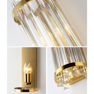 Бра Delight Collection Wall lamp 88014W brass-1