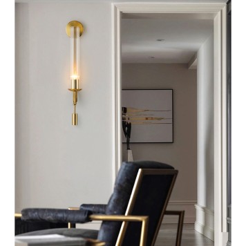 Бра Delight Collection Wall lamp 88043W brass-5