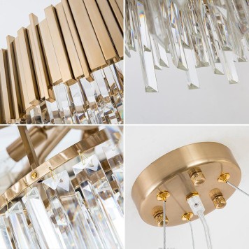 Люстра Delight Collection Barclay A006 L4 dark brown-2