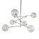 Люстра Delight Collection Globe Mobile KG0835P-6 chrome