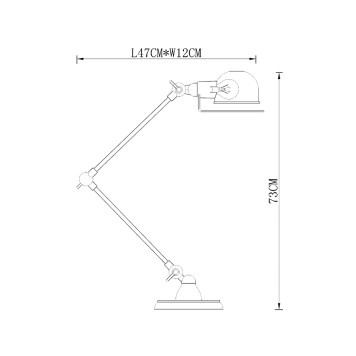 Лампа настольная Delight Collection Table Lamp KM037T-1S chrome-1