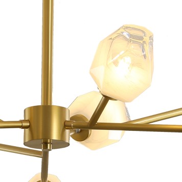 Светильник потолочный Delight Collection KM1245P-9 brass-1