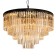 Люстра Delight Collection 1920s Odeon KR0387P-10A black/amber