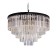 Люстра Delight Collection 1920s Odeon KR0387P-10A black/clear