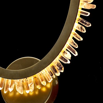 Бра Delight Collection Quartz Halo MB20020154-1A satin gold-2