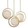 Люстра Delight Collection Moon Light MD8700-3A antique brass