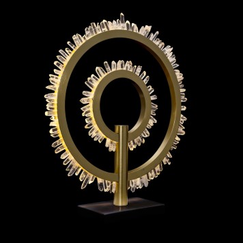 Лампа настольная Delight Collection Quartz Halo MT20020154-2A satin gold-1