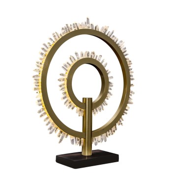 Лампа настольная Delight Collection Quartz Halo MT20020154-2A satin gold