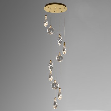 Люстра Delight Collection Colvin MT9176-10H titanium gold-1