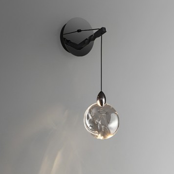 Бра Delight Collection Colvin MT9176-1WB pearl black-1