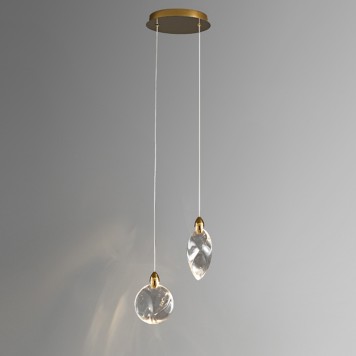 Люстра Delight Collection Colvin MT9176-2H titanium gold