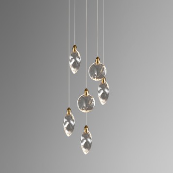 Люстра Delight Collection Colvin MT9176-6H titanium gold-2