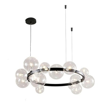Люстра Delight Collection Art Deco Bubble OMG1075R black/clear