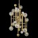 Люстра Delight Collection Fluxus P68084-12 gold