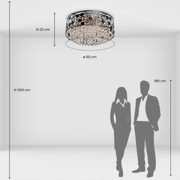 Светильник потолочный DeMarkt Бриз 25 111018507-10