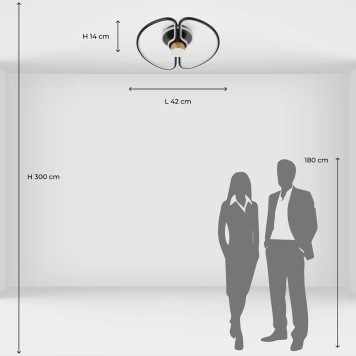 Светильник потолочный DeMarkt Толедо 312012501-6