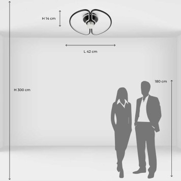 Светильник потолочный DeMarkt Толедо 312012601-6