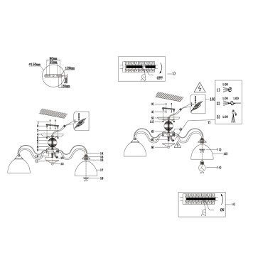 Светильник потолочный DeMarkt Олимп 7 318014905-12