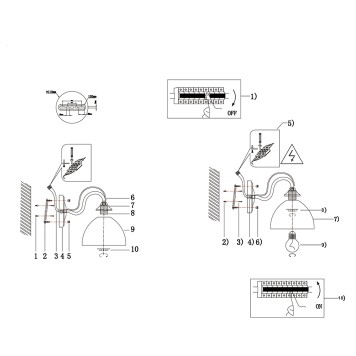 Бра DeMarkt Олимп 7 318025101-5