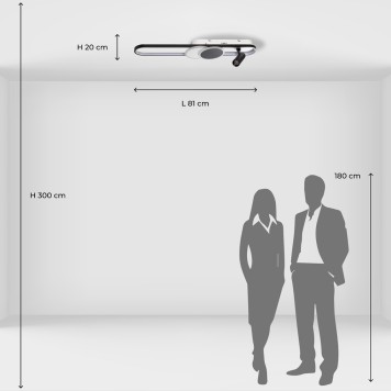 Светильник потолочный DeMarkt Драйв 12 377013604-11