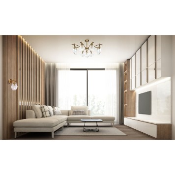 Светильник потолочный DeMarkt Конти 2 488010809-1