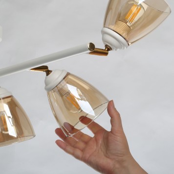 Светильник потолочный DeMarkt Тетро 25 673017406-5