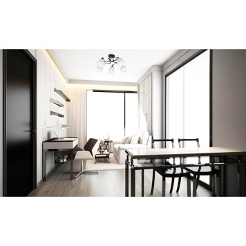 Светильник потолочный DeMarkt Акцент 9 680012105-1