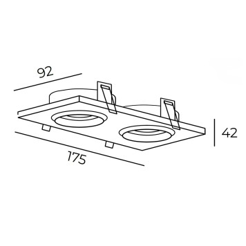 Светильник точечный Denkirs DK2422-GD-1